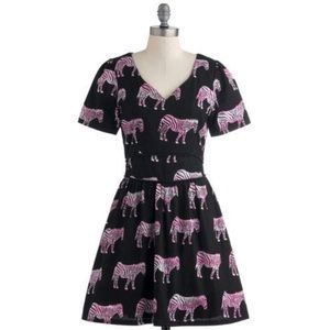Zebra dress [Modcloth "Seen and Herd"]